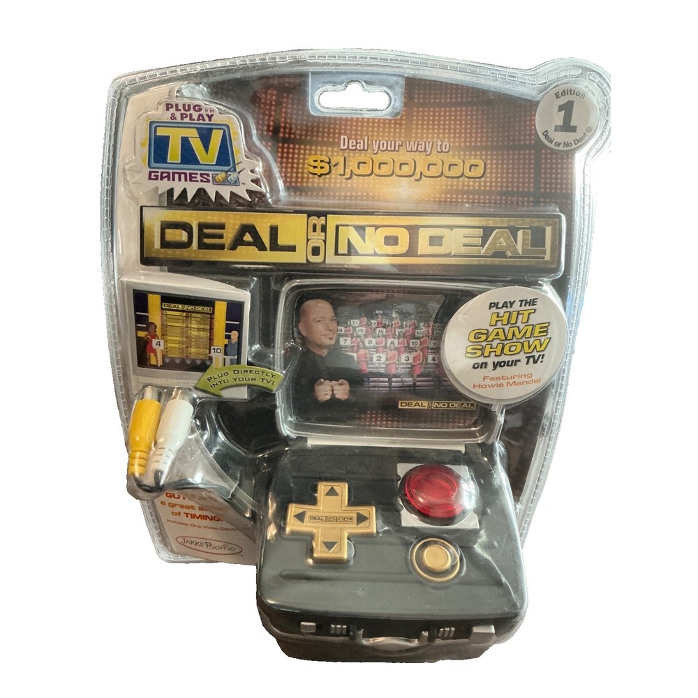 Deal or No Deal: Plug & Play TV - Jakks Pacific (Sealed, 2006, Edition 1) NEW